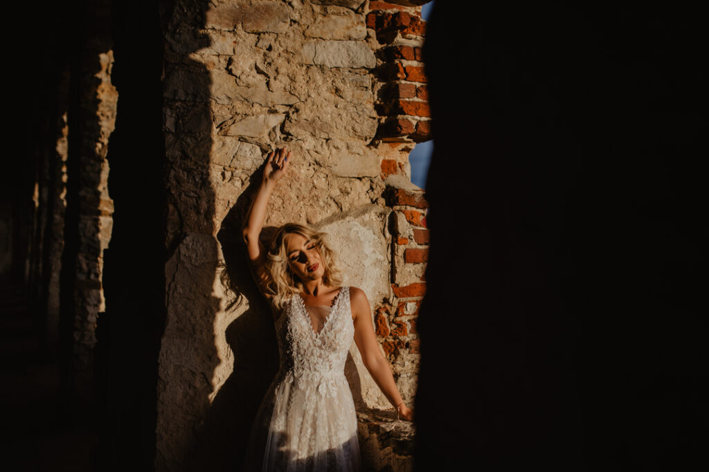 Panna Młoda - zamek - Fotograf Dąbrowa Tarnowska