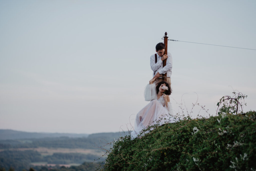 Młoda Para w stylu boho